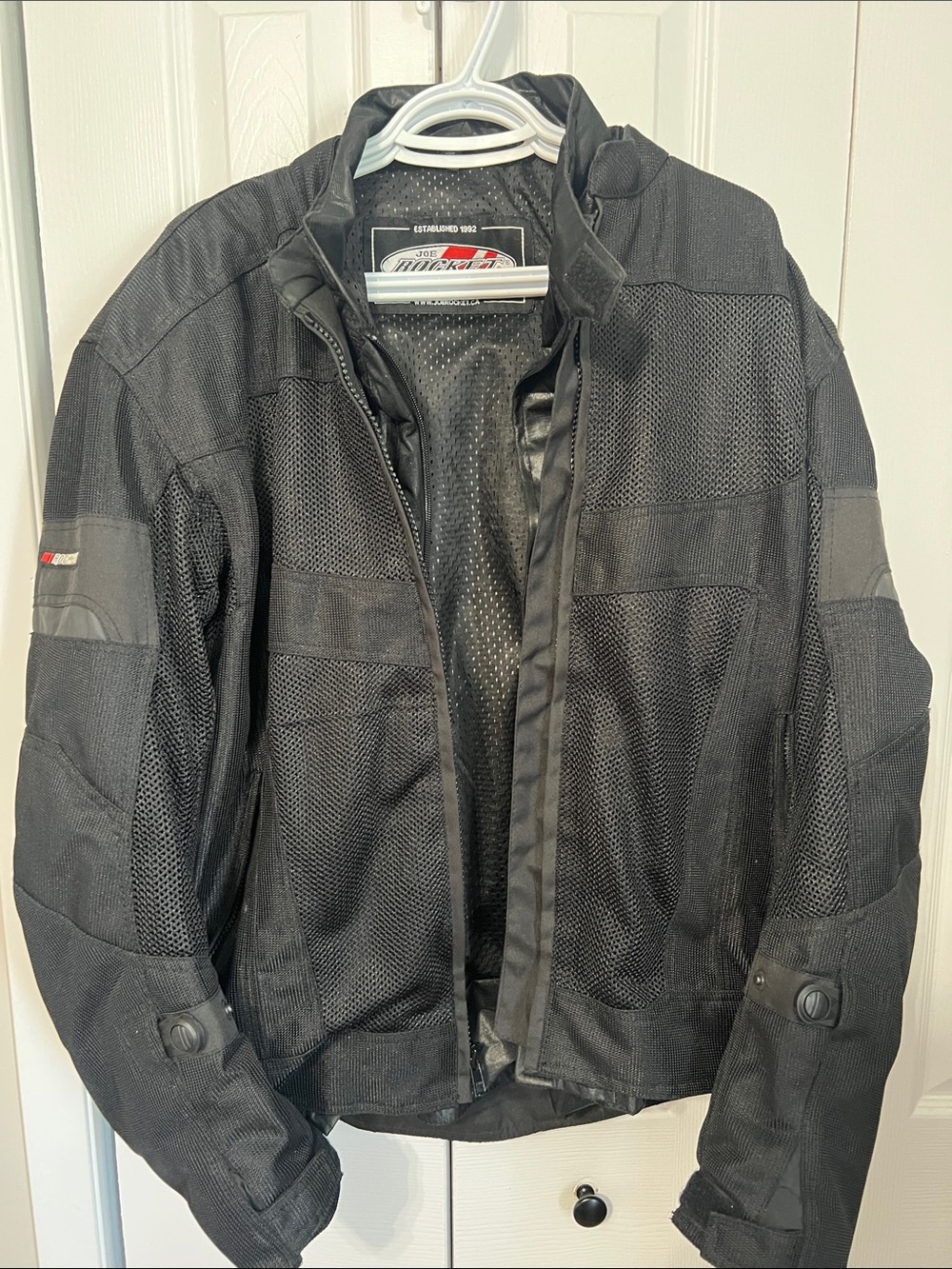 Joe Rocket Black Mesh Riding Jacket XL